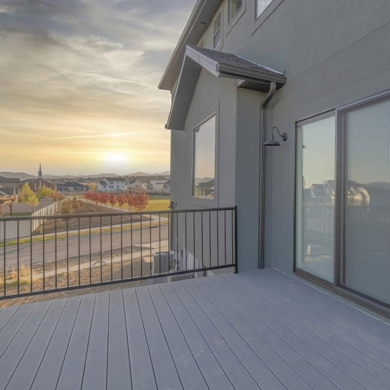 Contractor Working on Balcony