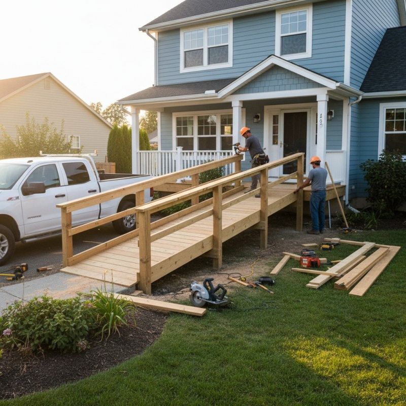 Handicap Ramp Installation